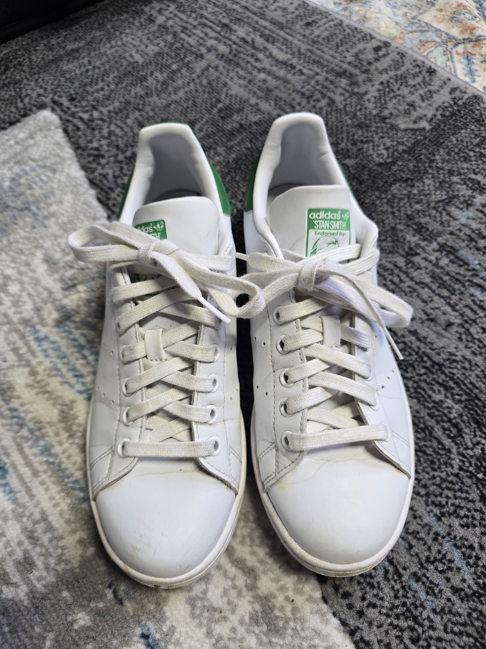 adidas Originals Stan Smith sneakers in Fairway Green / Cloud White